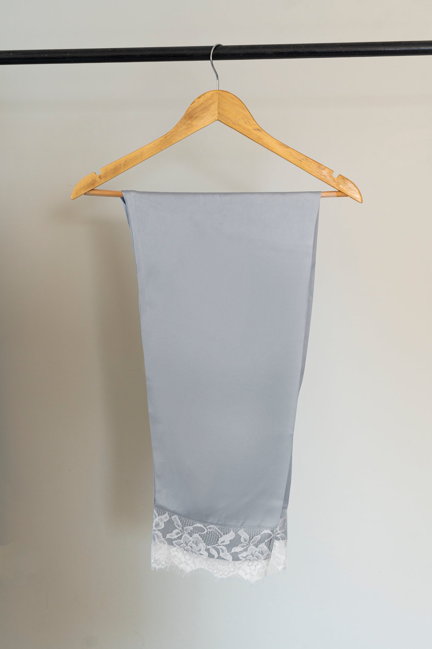 Light Grey Silk Pjs