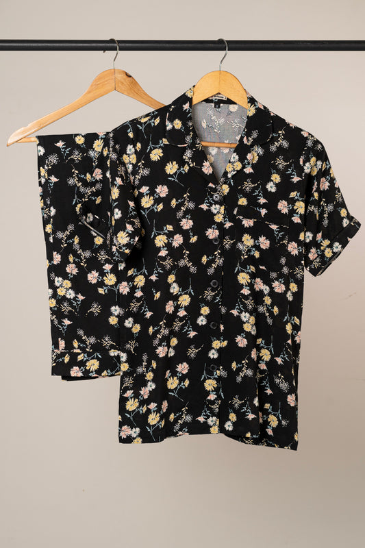 Dahlia Half Sleeves Pajamas