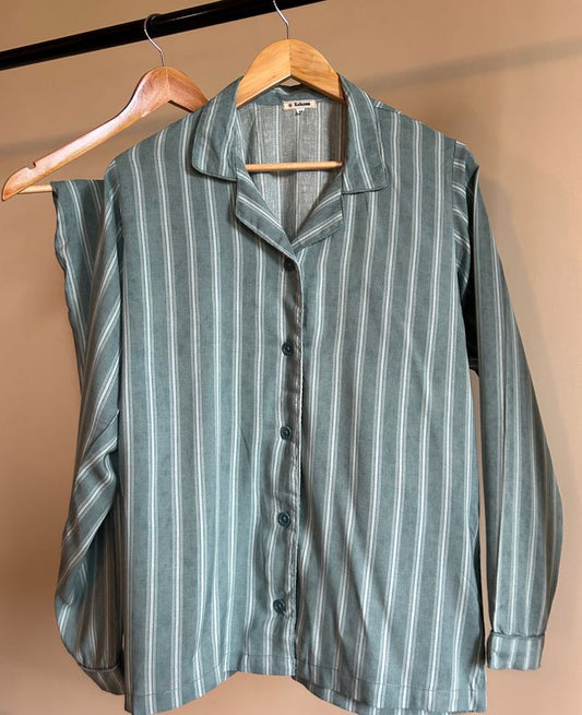 Green Stripes Pyjamas