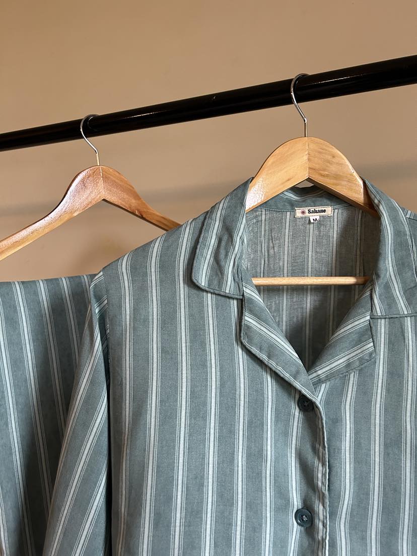Green Stripes Pyjamas