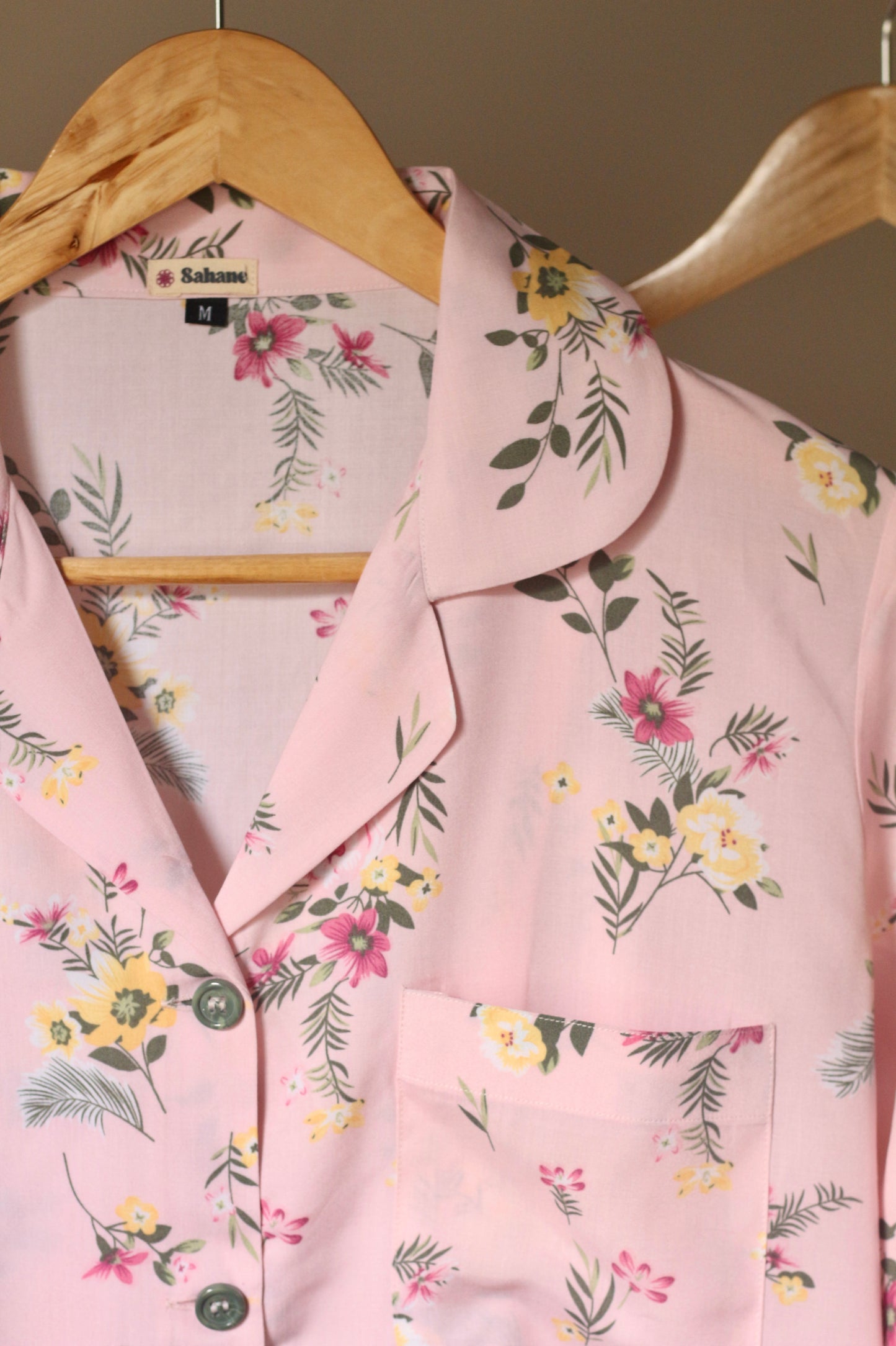 Pink Bloom Pj Set