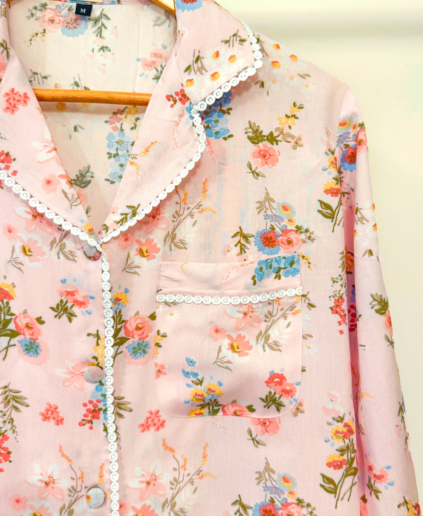 Pink Lace Pajamas