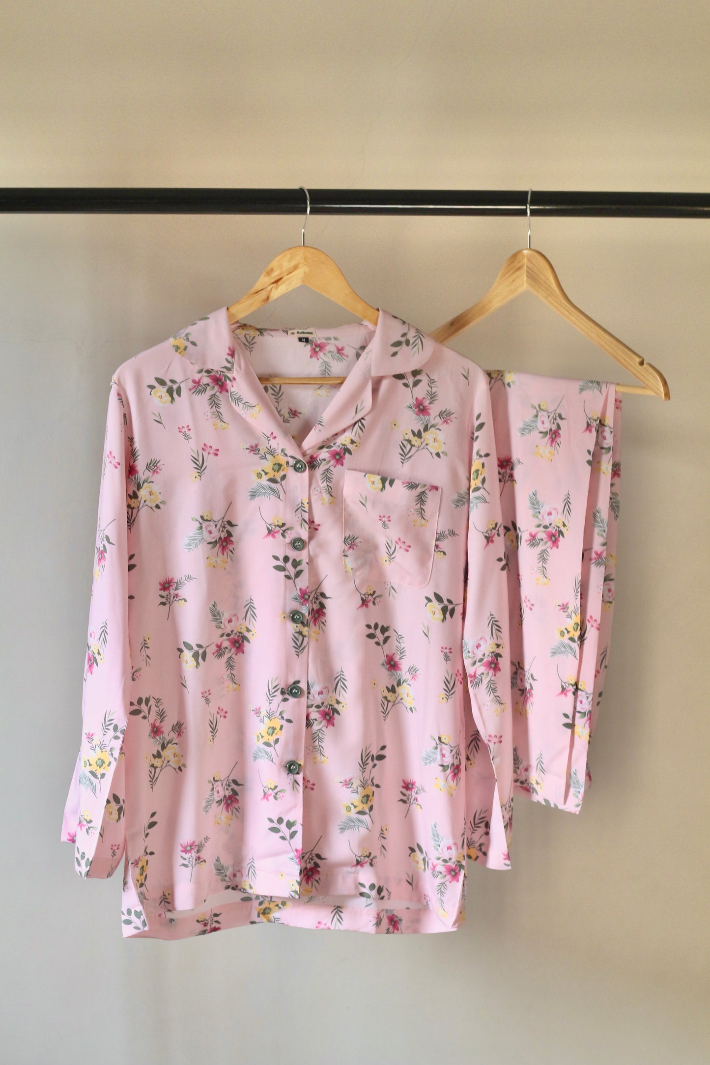 Pink Bloom Pj Set