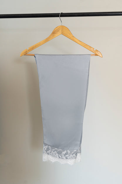 Light Grey Silk Pjs
