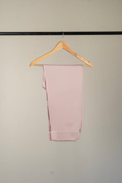 Baby Pink Silk Pjs