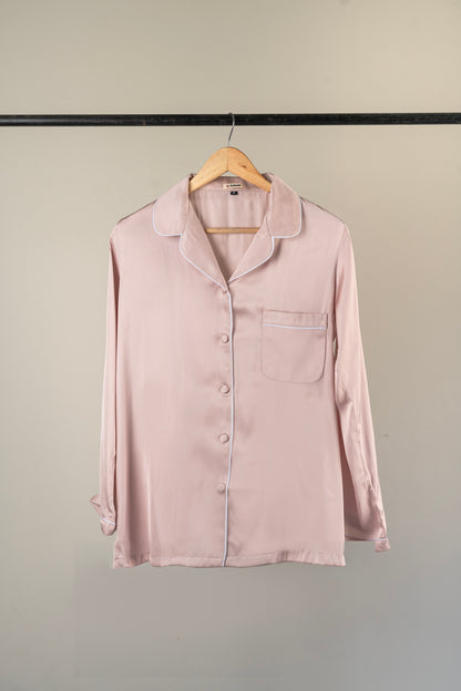 Baby Pink Silk Pjs