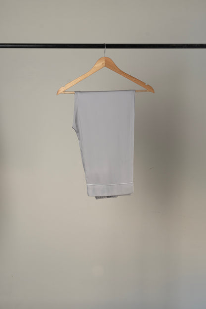 Light Grey Silk Pjs